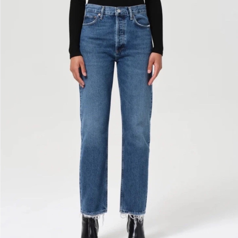 Agolde Women’s Jeans – Size 29 – 90s Pinch Waist High Rise Straight Leg – Blue